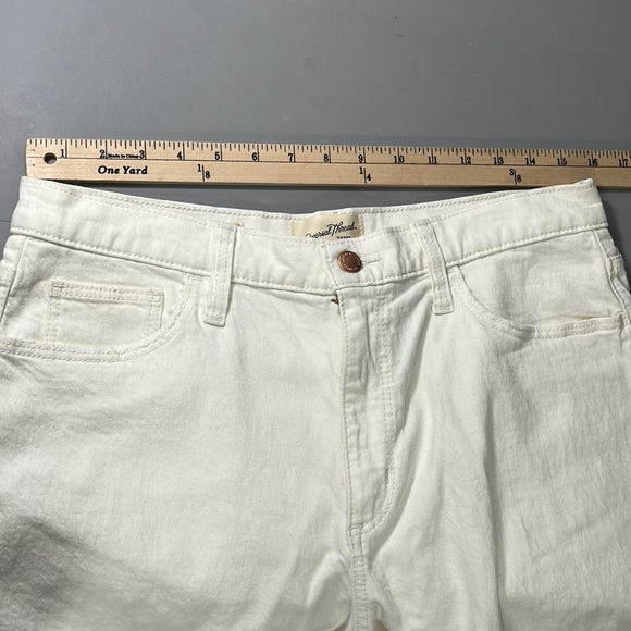 Universal Thread white vintage Bermuda shorts women’s size 12 - Picture 4 of 8